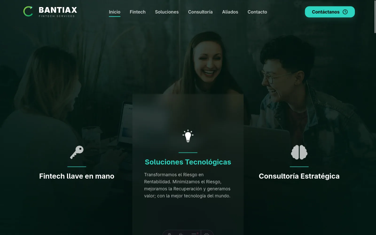 Bantiax Frontend Platform preview