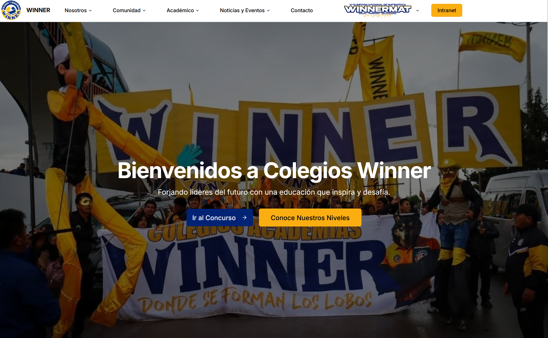 Sistema Web para Concursos - Colegio Academia Winner